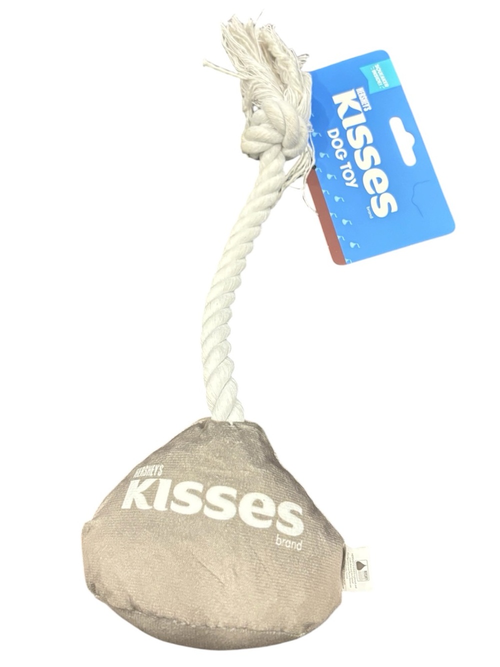 KISSES Rope Dog Squeaker Toy NEW